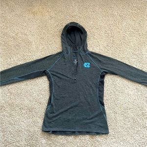 UNC light hooded sweatshirt Women’s Size medium never worn no tags gray and blue